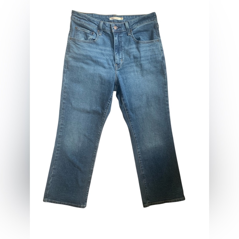Levi's Women's 725 Kick Boot Cut Blue Jeans size 30